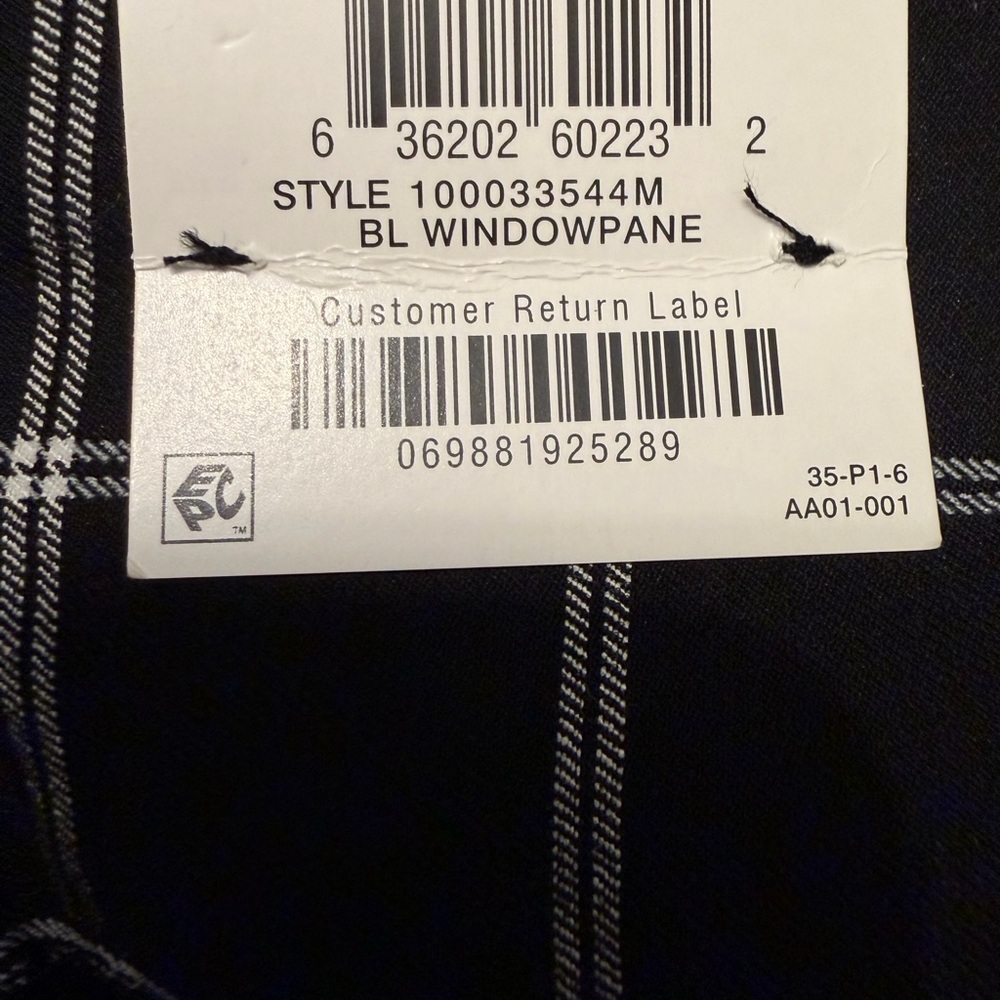INC International Concepts High Waist Black Checkered Shorts NWT - Picture 5 of 6